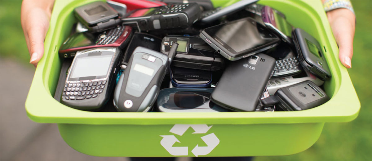 Reciclare telefoane vechi